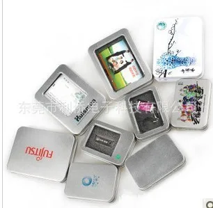 

115x85x22mm rectangle tin box/USB metal case/ accept printing customer's logo for 200pcs