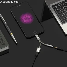 ACCGUYS 2 в 1 аудио кабель, адаптер для зарядки для iPhone X 8 7 Plus зарядное устройство-разветвитель для iPhone XS MAX XR провод для наушников