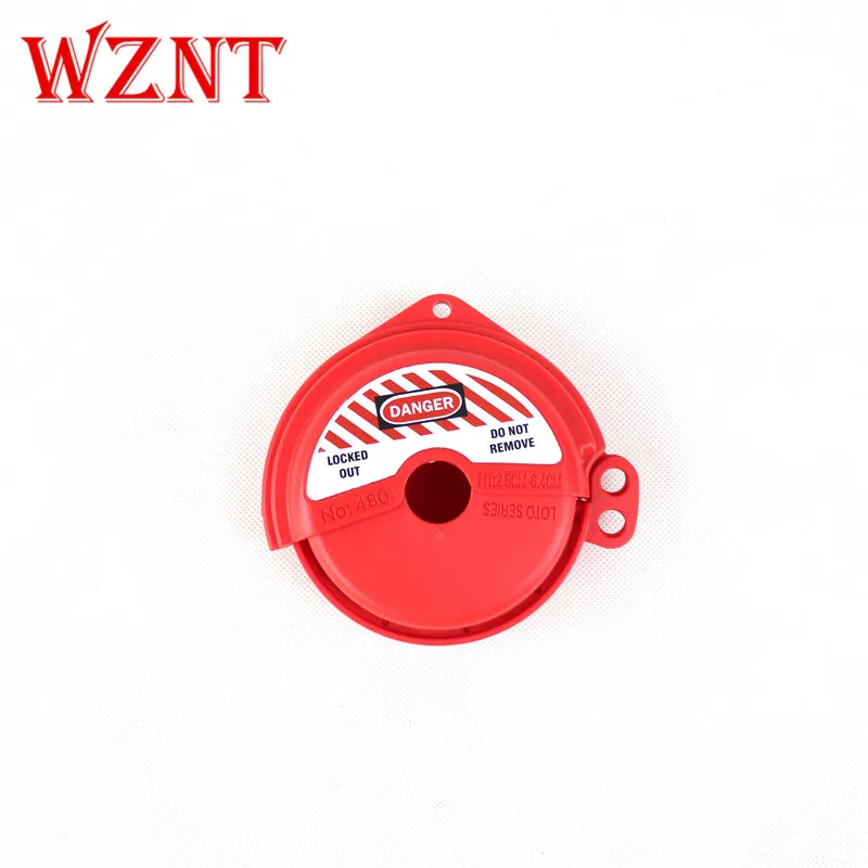 

NT-F480 25mm-76mm Red Rotating Gate Valve Lockouts Master Standard Lock Rotating Gate Valve lockout
