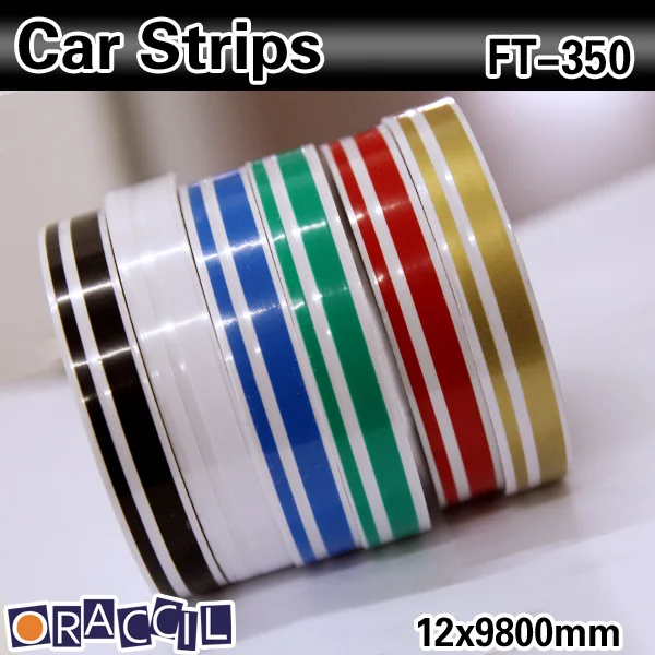 Car Accessories 12*9800mm Free Shipping Self Adhesive Vinyl Rolls Decorative Stripe Tape Racing
