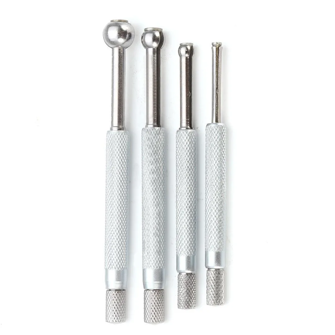 4pcs Telescopic Small Hole Bore Gauge 3 13mm Precision Steel Full Ball