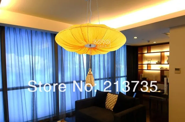 Free Shipping New Fabric Shade Drum Pendant Light 4 Lights Fixture Free Shipping New Fabric Shade Drum Pendant Light 4 Lights Fixture Red Orange Green