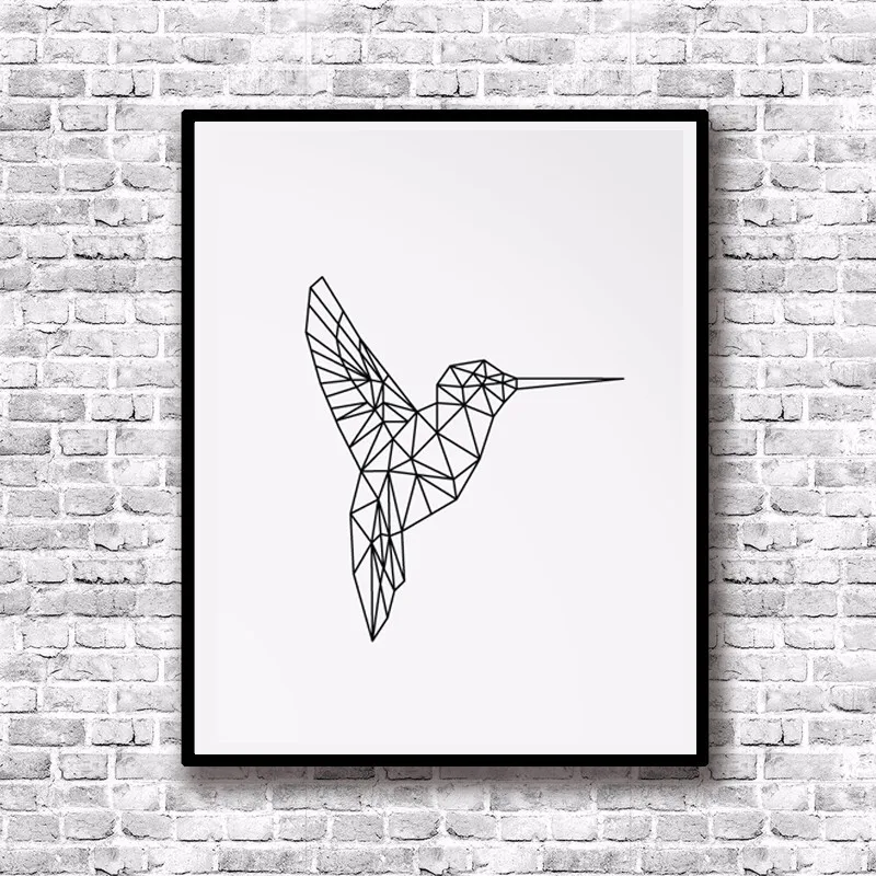 Hummingbird Печатный художественный холст Poste художественные печатные столы весеннее