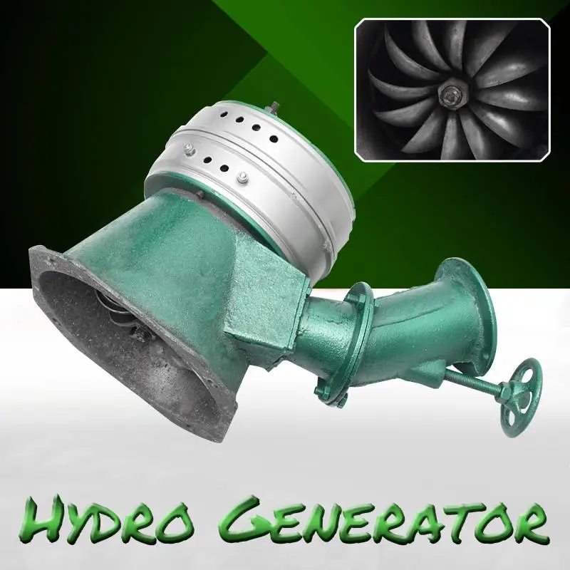 

Effecient 500W 220V Water Flow Pump Micro Hydro Generator Turbines Turgo Wheel for Energy Conversion Energy Generators