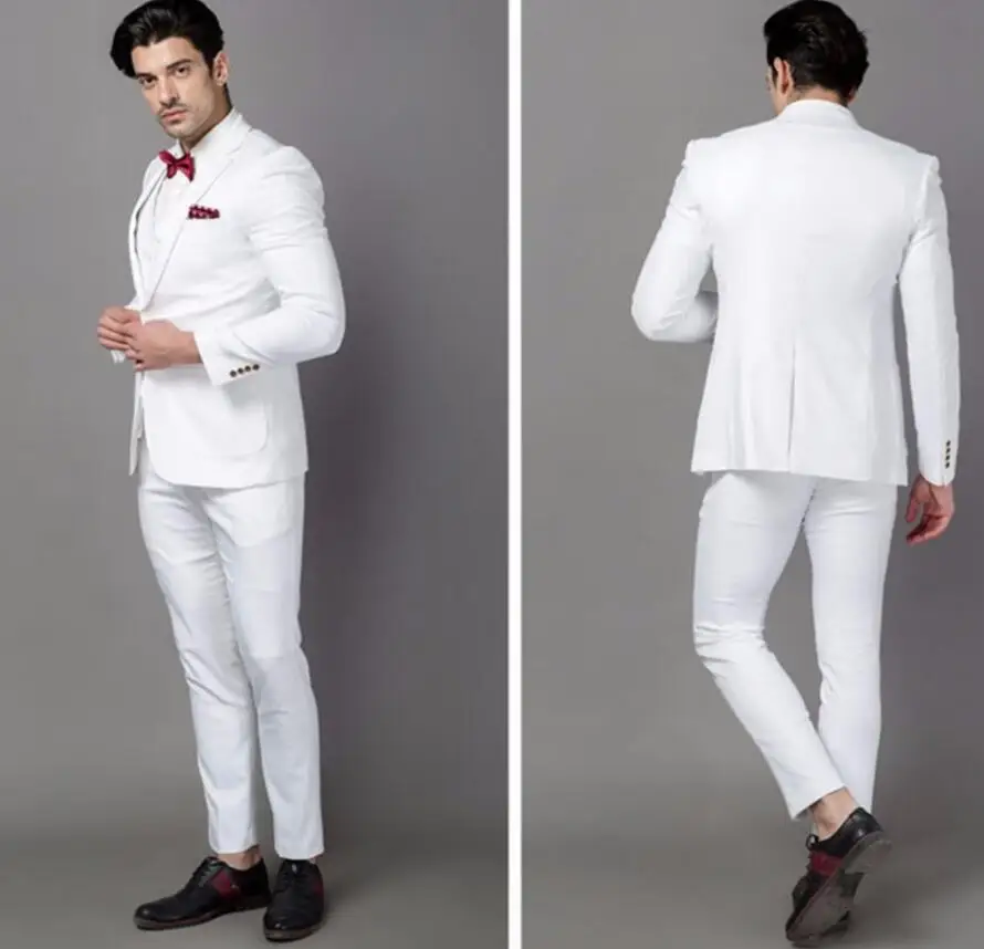 costume blanc homme