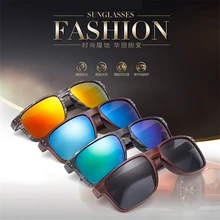 2016 Fashionable Wood Sunglasses Men Reflective Sun Glasses Outdoors Square Eyewear Gafas De Sol Oculos De Sol Feminino
