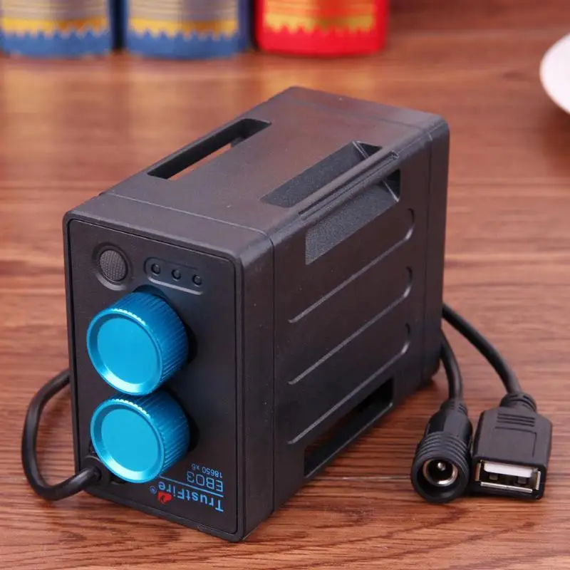 6x18650 аккумулятор чехол внешний с USB кабелем для велосипесветильник