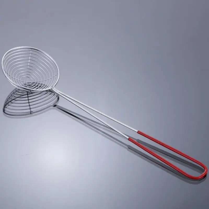 

1PC Stainless Steel Wire Mesh Oil Strainer High Quality Flour Sifter Sieve Colanders DIY Kitchen Tools Spoon