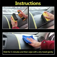 Leather Refurbished Spray font b Car b font Dashboard Leather Upholstery Cleaner Dust Remover Polish Wax