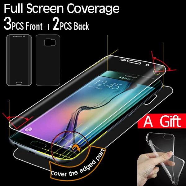 samsung s6 edge phone case with screen protector samsung s6 edge phone case with screen protector