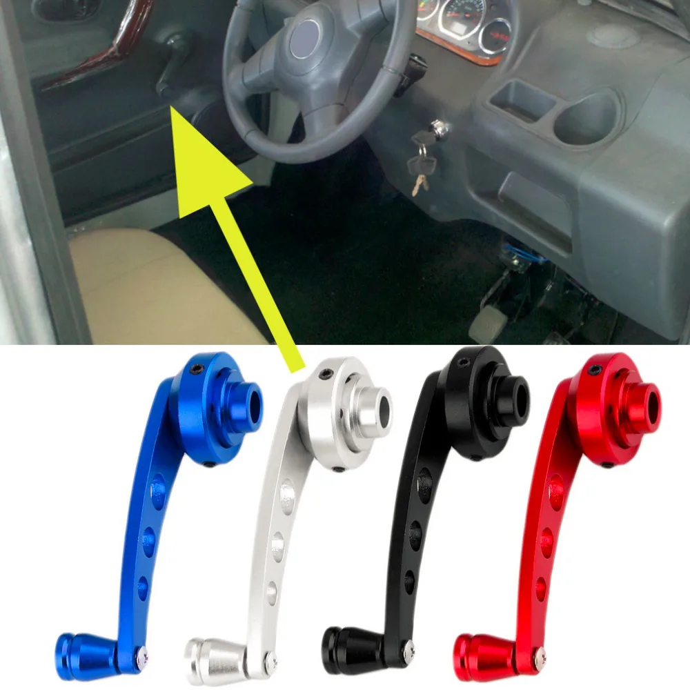 bule color 2016 New 2pcs Aluminum Car Auto Window Winder Cranks Door