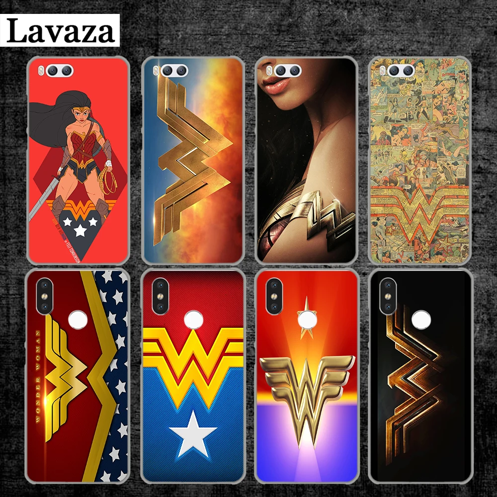 

Lavaza wonder woman logo Hard Case for Xiaomi MI 5 5S 6 8 9 SE Lite F1 A1 A2 5X 6X Mix 2S MAX 3