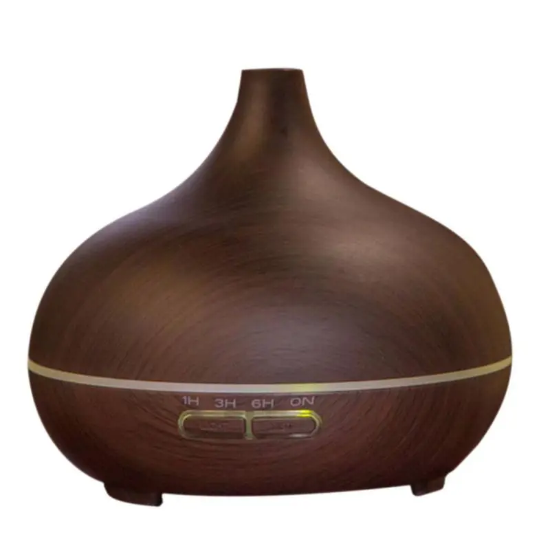 

Air Humidifier Essential Oil Diffuser Aroma Lamp Aromatherapy Electric Aroma Diffuser Mist Maker for Home-Wood 300ml