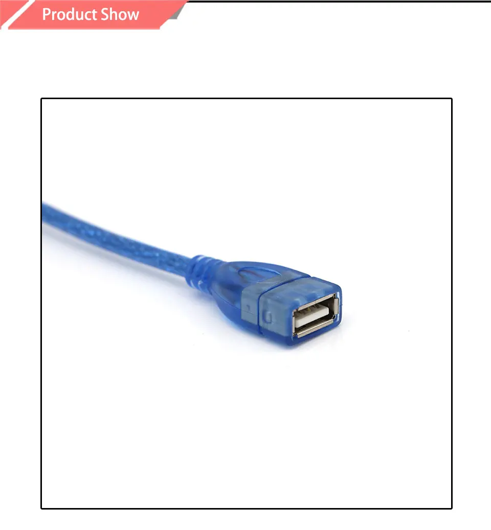 USB Data Cables For PC Keyboard Printer Camera Tablet Mobile Phone  Mouse Game Controller USB 2.0 Extender Male To Female (5)