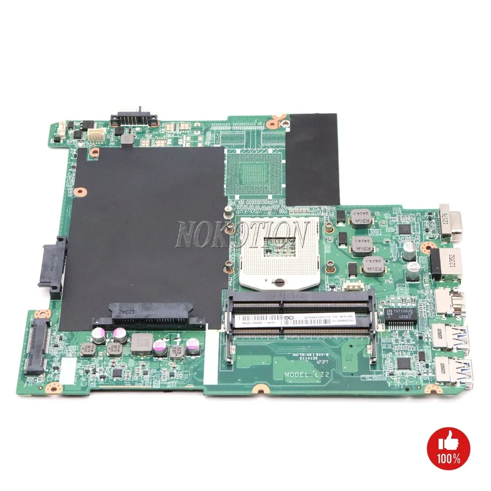 Материнская плата NOKOTION DA0LZ3MB6G0 90000921 для ноутбука Lenovo Z480 материнская HM76 GMA HD4000 ddr3