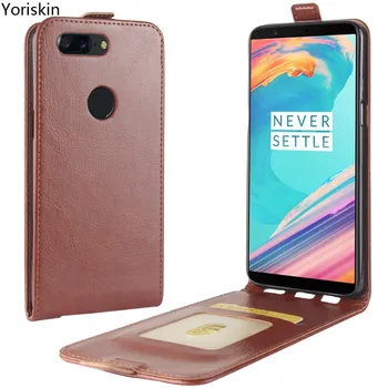 

Luxury Vertical PU Leather Cover For Oneplus 5T Card Slots Holder Flip Wallet Proective Phone Case For Oneplus 5T Conque Fundas