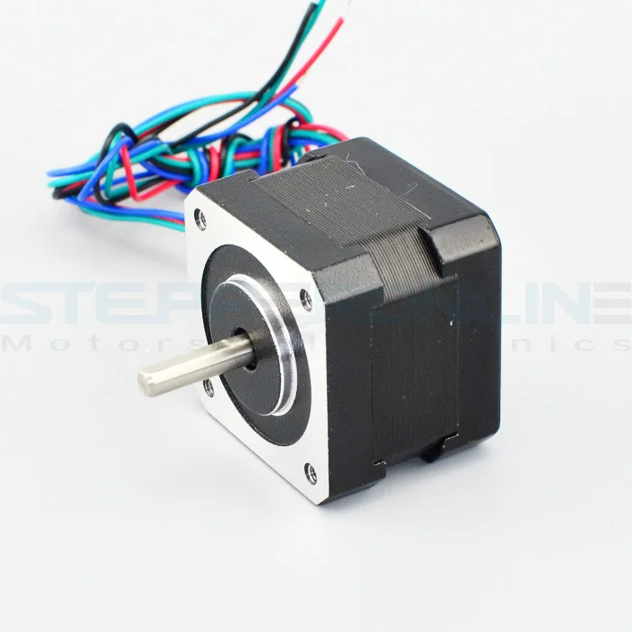 

Double Shaft Nema 17 bipolar Stepper motor 34mm 12V 0.4A 26Ncm 3d printer stepper motor 17HS13-0404D