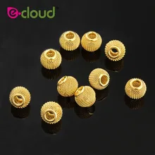 10-20 шт./пакет модные круглые выдалбливают ретикулят бусины для волос для косичек DIY дреды бусины украшения для волос для косичек