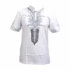 Dashikiage africain 4 couleurs coton Dashiki brodé chemise traditionnelle unisexe nigérian natif Ankara haut ► Photo 3/6