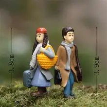 Hight Quality Cartoon mini Resin toys of Turn right to the left Resin Dolls Action Figures