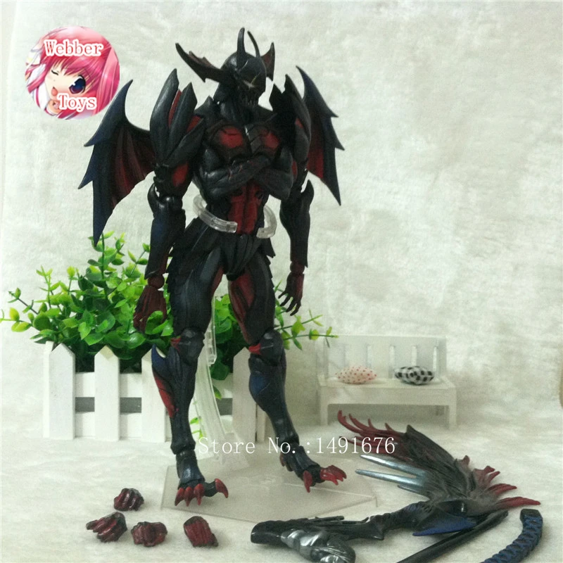 

Play Arts Kai Monster Hunter Ultimate Evil Aromor Devil Monster Hunster 4G 27cm Variant Play Art KAI PVC Action Figure Toy Kid