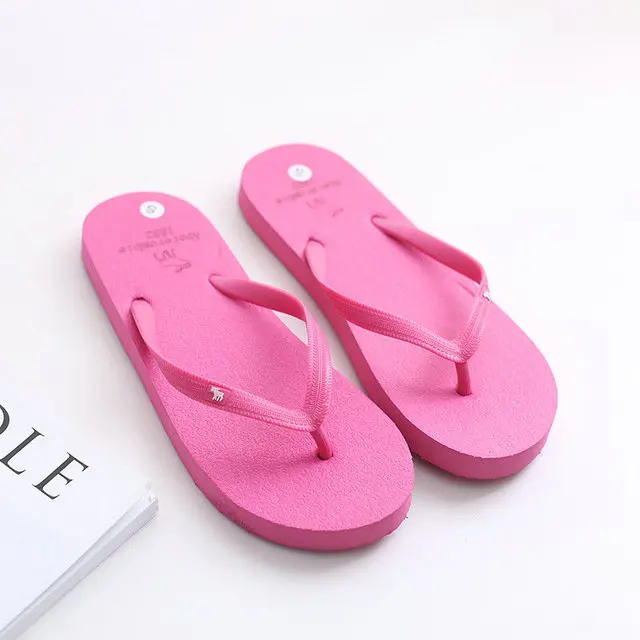 summer fashion soft bottom leisure sandals flip flops women's outdoor beach slippers men flip flops (1)