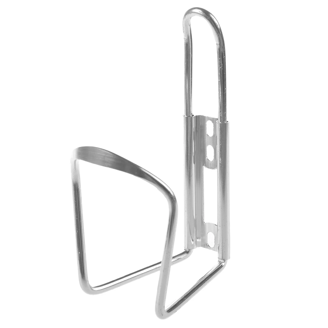 

Silver Tone Water Bottle Aluminum Rack Holder for Bicycle