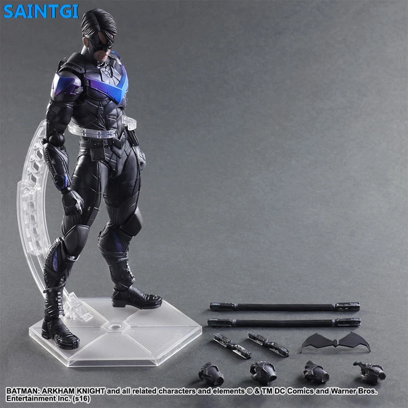 

SAINTGI Batman v Superman Arkhan Knight Nightwing Doll DC Super Heroes PVC 25CM Action Figure Collection Model Kids Toy kai
