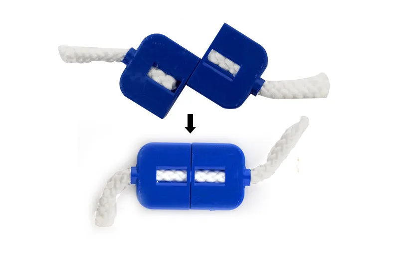 

2pcs Zig Zag Rope Magic Tricks Close Up Illusions Gimmick Props Funny Classic Toy Magician Easy To Do Kids Magic Show