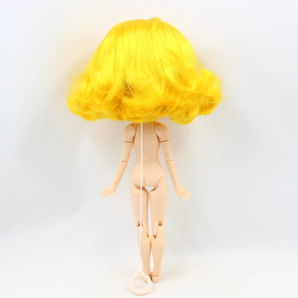 Ледяной DBS Blyth кукольные 1/6 bjd BL3038 желтого золота Милая богиня вьющиеся волосы с