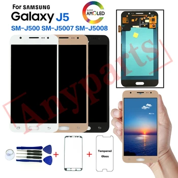 

AMOLED For SAMSUNG Galaxy J5 SM-J500FN J500F Display lcd Screen Replacement for Samsung SM-J500G J500H J500M J5007 J5008 display