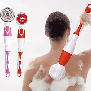 

Electric Bath Brush Long Handel Waterproof Body Cleansing Massage Relaxation Spa Shower Tool Body Brush Scrubber AE-8285