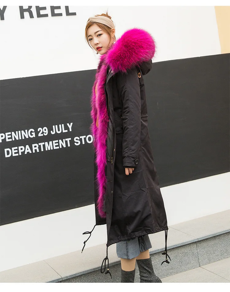 Clearance 2019 New Fashion Real Raccoon Dog Fur Warm Thicken Winter Women Coat Female Plus Size 5XL Oversize Loose Casual Hooded Jacket G6 4 Clearance 2019 New Fashion Real Raccoon Dog Fur Warm Thicken Winter Women Coat Female Plus Size 5XL Oversize Loose Casual Hooded Jacket G6 4