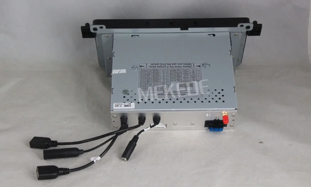 Perfect MEKEDE Factory Price 1 Din Car radio for BMW/E46 M3 car DVD screen e46  With GPS Bluetooth Radio RDS USB Steering wheel 15