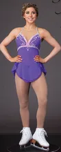 competition skating dresses women purple ice skating dress for girls custom figure skating dresses for girls free shipping