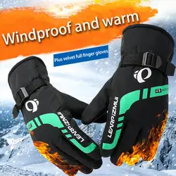 Зимние лыжные перчатки теплые ветрозащитные Сноуборд Лыжный Снег велосипедные перчатки анти-скольжения Мотоциклетные Перчатки
