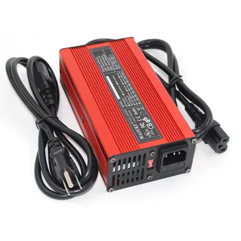 

4.2V 10A Charger 3.7V Li-ion Battery Smart Charger 1S Red Aluminum shell With fan Plug Standard Optional
