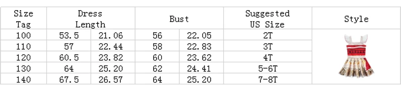 MUABABY платье «Моана» для маленьких девочек, костюм для приключений Vaiana, детский летний костюм принцессы с ожерельем «Моана», детская одежда