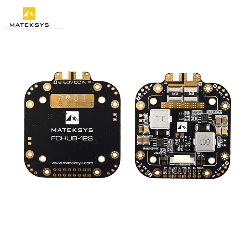 Matek System класс xclass FCHUB-12S панелью распределения питания 5V 12V Выход w/ток Сенсор, для детей от 3 до 12 лет S Lipo для FPV дрона с дистанционным управлением