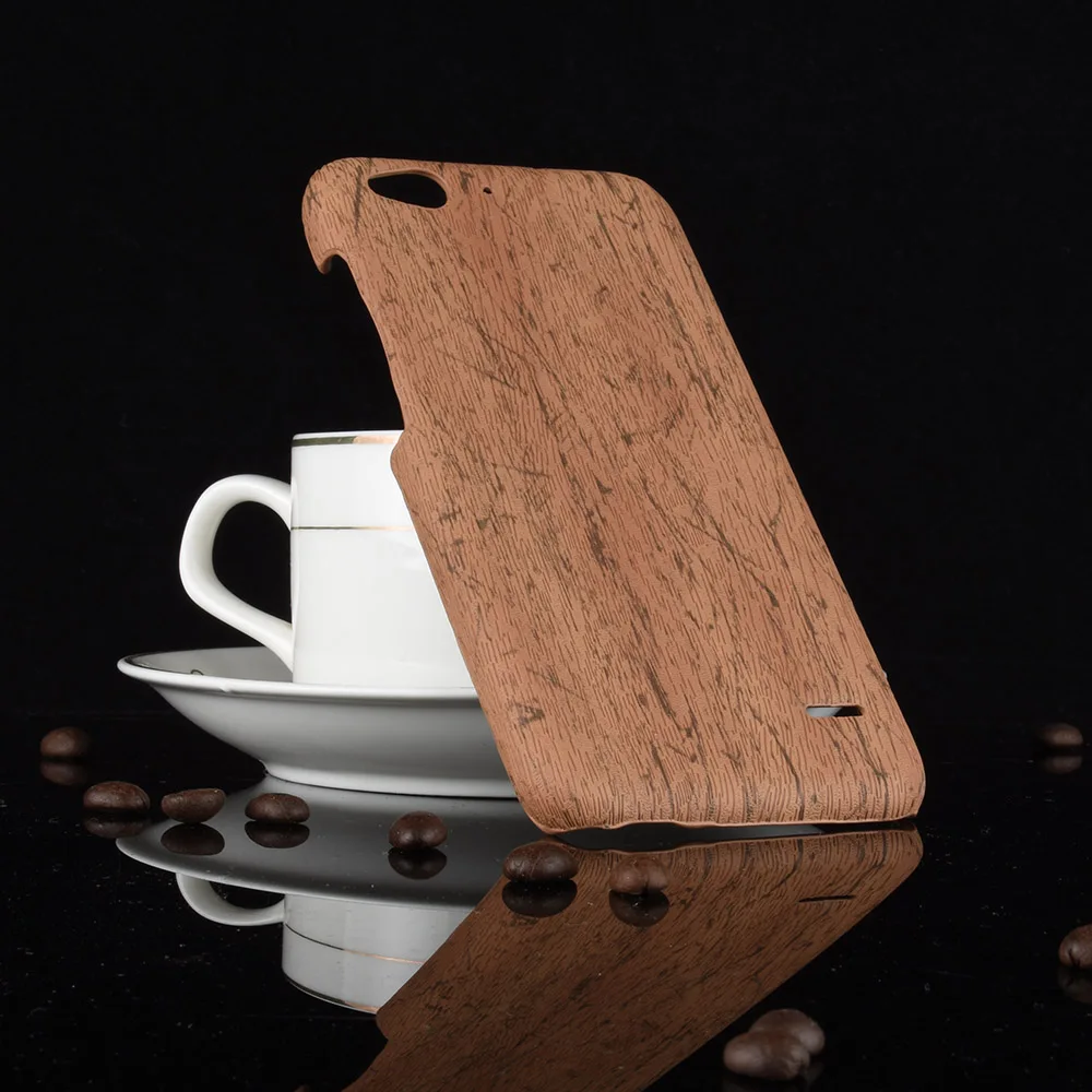 

subin New For ZTE Blade S6 Case 5.0 inch PU Wood Leather grain mobile holster shell For ZTE Blade S6 phone bag Case