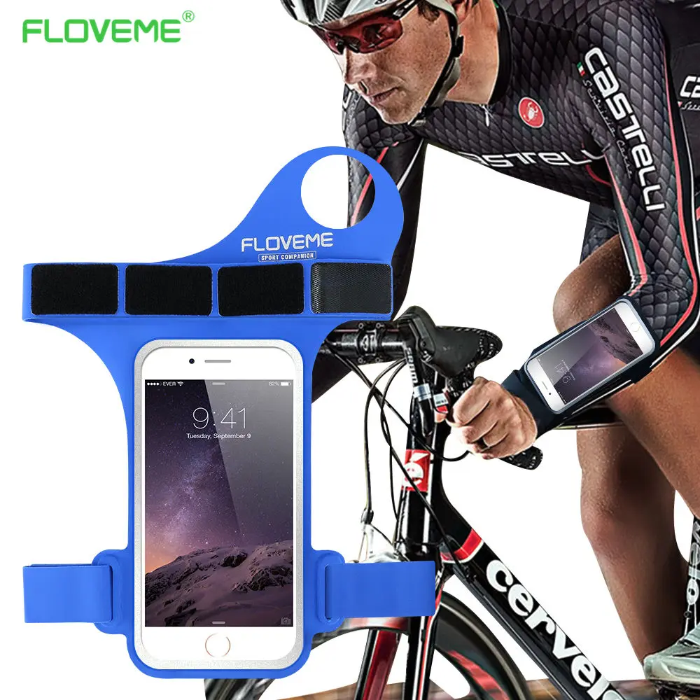 

FLOVEME 4.7 / 5.5 Inch Universal Sport Armband For iPhone 6 6s 7 8 Plus For Samsung Galaxy S9 S8 Note 8 Running Thumb Pouch Bag