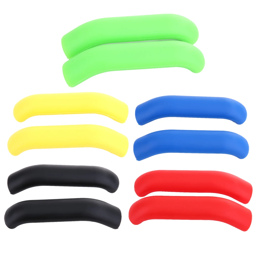 Bicycle Brake Handle Cover Bicycle Brake Handle Grips Bike Shifter Lever Cover 1-3Pairs Brake Lever Rubber Sleeve Protector For Mountain Road Bikes
