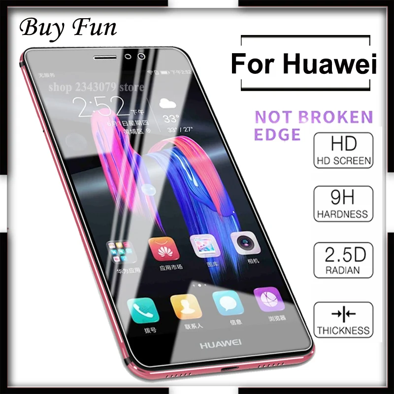 Закаленное стекло для Huawei P10 lite P9 Y7 Y3 ii mate 10 Pro honor 5a 6x 6C 6A 8 P8 Lite 2017 Защитная крышка