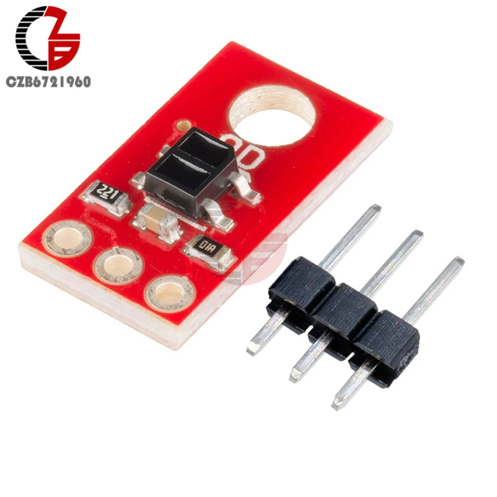 

QRE1113 Digital IR Infrared Reflective Sensor Module Linear Sensor Breakout Board 3.3V 5V Output for Line Following Robot