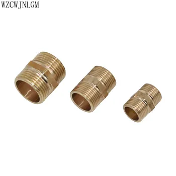 

Brass Hex Connector Quick Connector 1/2"3/4"1" BSP Male Threaded Water Connector Garden Watering Hose Fittings 10pcs