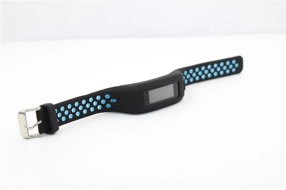 Black Blue Силиконовый соединенный ремешок для наручных часов для Garmin Vivosmart HR замена браслета - Цвет: Black Blue