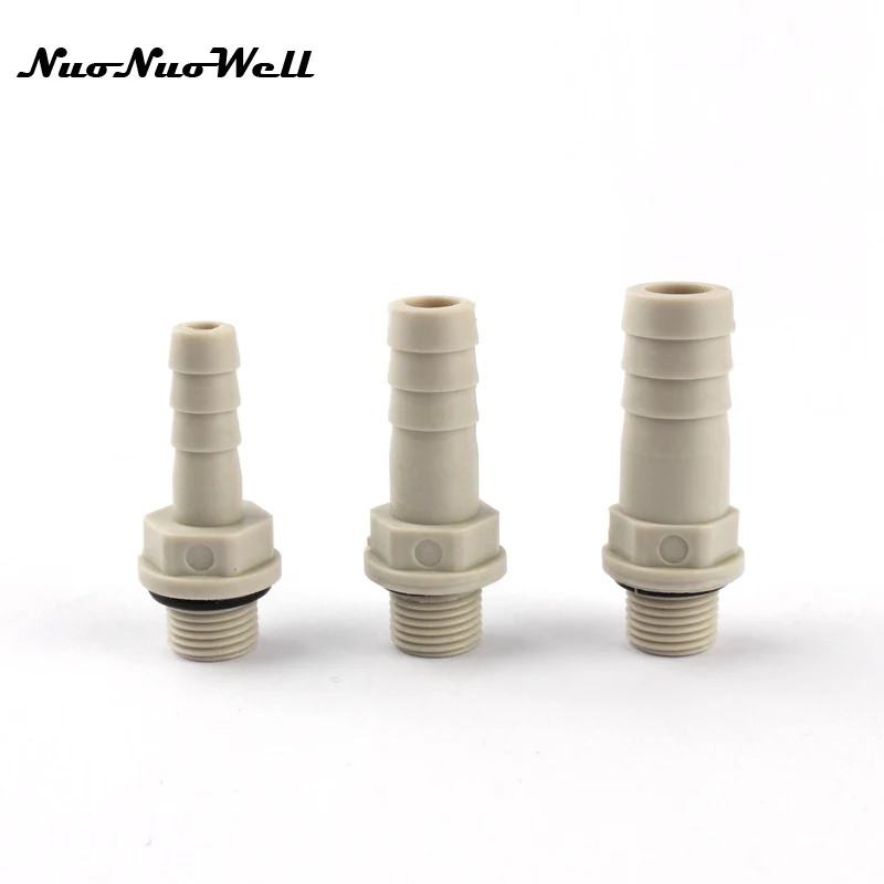 8 шт. NuoNuoWell Пластик Сталь 1/8 &quotрезьба до 6 мм 10 прямой разъем для шланга