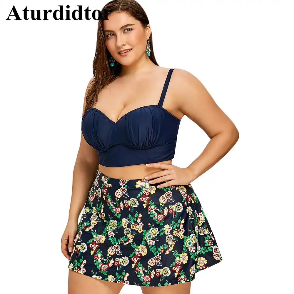 plus size bathing suit separates