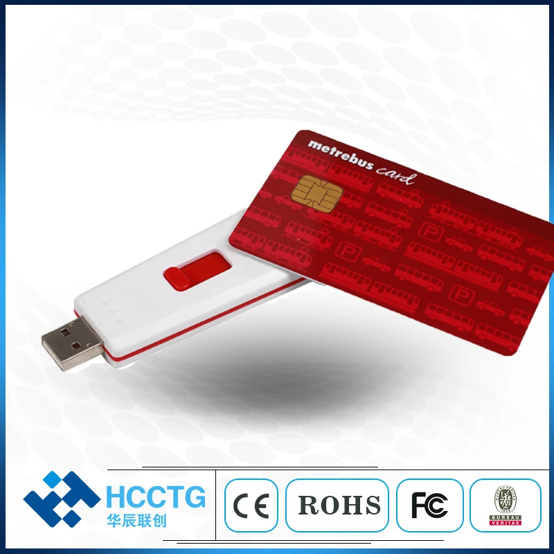 Карманный Бесконтактный 13,56 МГц RFID устройство для чтения nfc-карт портативный скиммер для карт ридер писатель ACR122T CCID стандарт