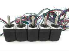 5pcs 20BYG 2phase Hybrid Stepper Motor 4-leads 1.4N.cm 0.6A L28mm Nema8 Stepper Motor for 3D Printer DIY CNC